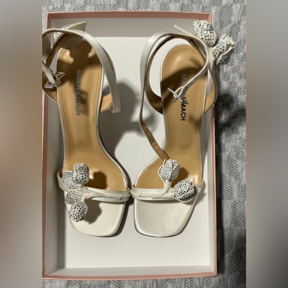 Mach & Mach wonder tulip slingback sandal - white - 38.5 - Picture 6 of 7